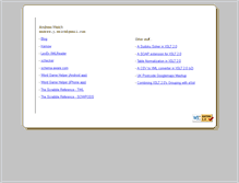 Tablet Screenshot of andrewjwelch.com